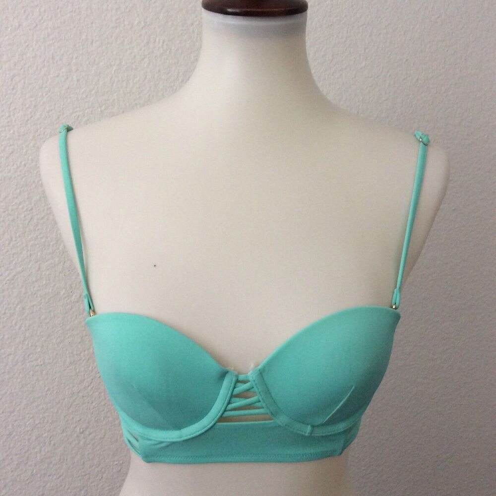 Victoria's Secret Bikini Top Push Up Padded Cage Swimwear